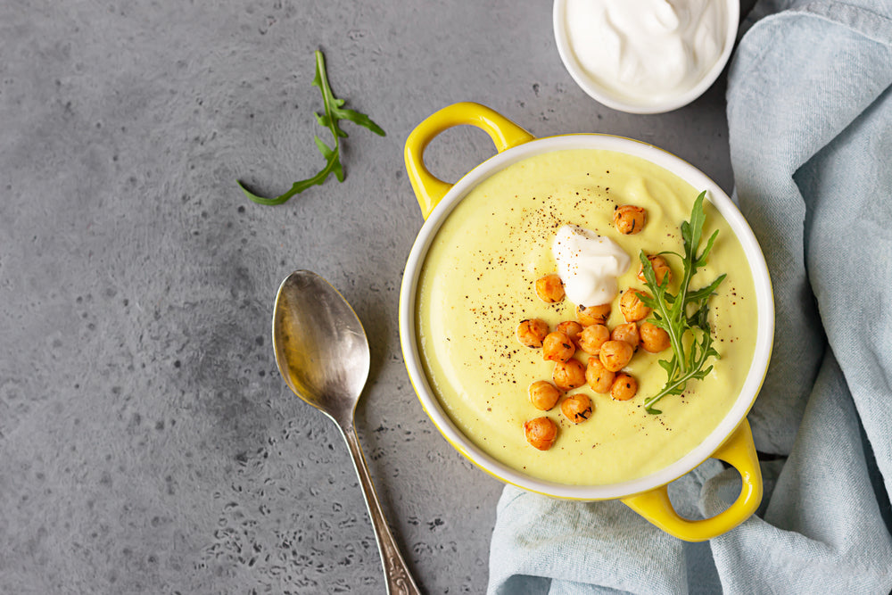 Foods for Hair Growth Nourishing Curried Cauliflower Soup FEATURED IMAGE