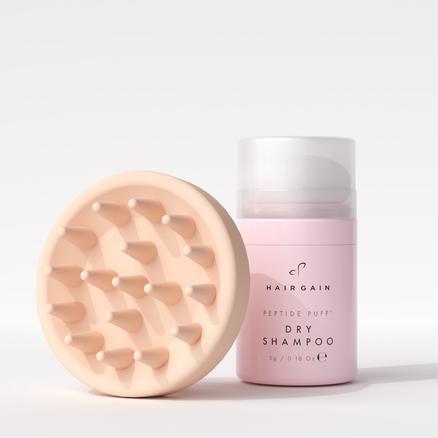 Peptide Puff™ Dry Shampoo & Scalp Massager